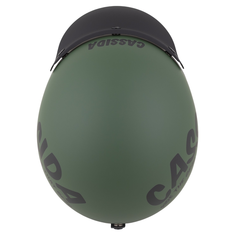 Мотоциклетна каска Cassida Oxygen 2.0 Gear Open Face Matte Green-Black