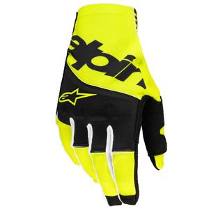 Ръкавици за мотокрос Alpinestars Techstar черно-флуо жълто