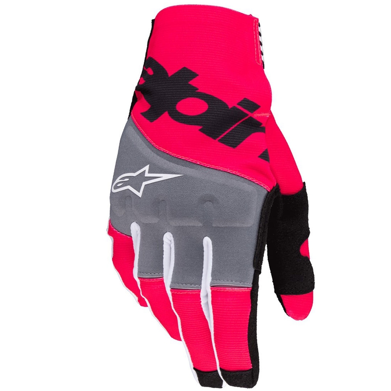 Ръкавици за мотокрос Alpinestars Techstar черно-флуо розово
