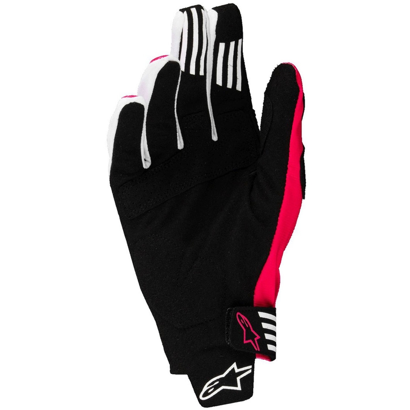 Ръкавици за мотокрос Alpinestars Techstar черно-флуо розово