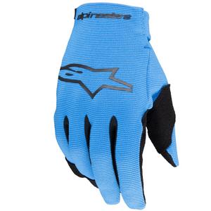 Детски ръкавици за мотор Alpinestars Radar светло синьо-черни