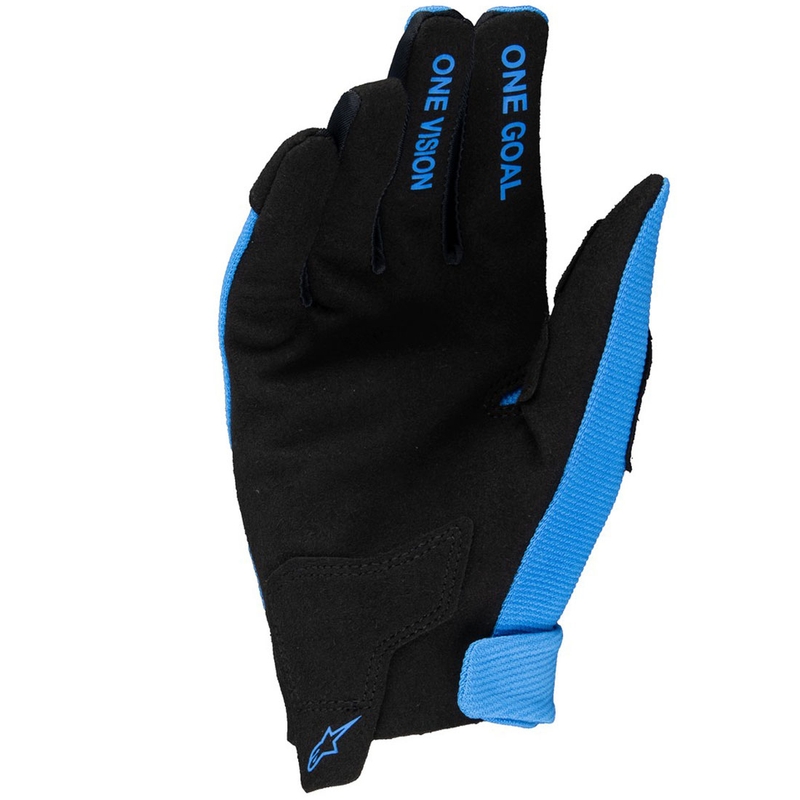 Детски ръкавици за мотор Alpinestars Radar светло синьо-черни