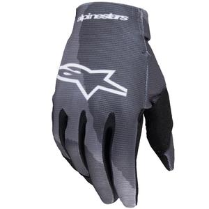 Детски мото ръкавици Alpinestars Radar камуфлажни сиво-черни