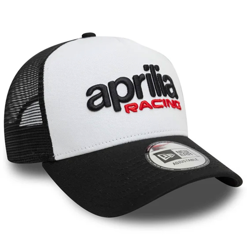 Шапка Aprilia Trucker бяло-черна