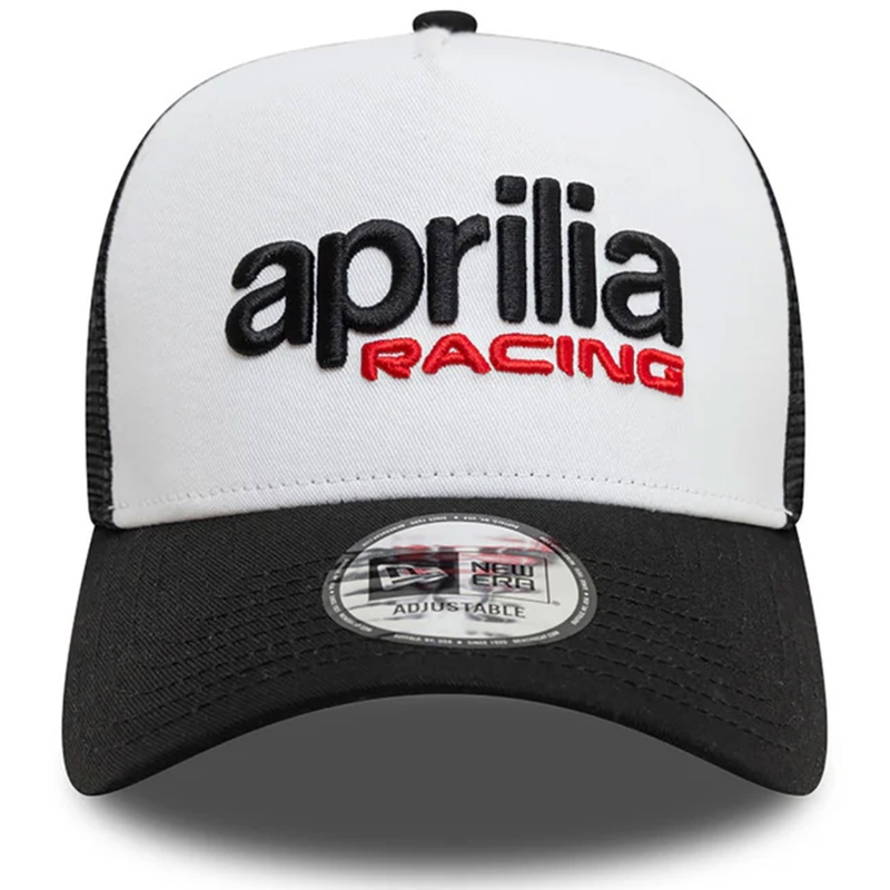 Шапка Aprilia Trucker бяло-черна