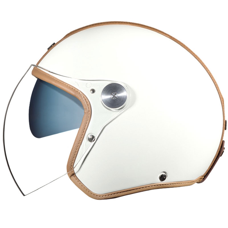 Отворена каска Nexx X.G30 Groovy SV бяло-кафява разпродажба