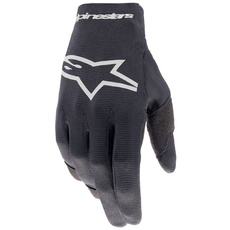 Детски ръкавици за мотокрос Alpinestars Radar черно-сребристо