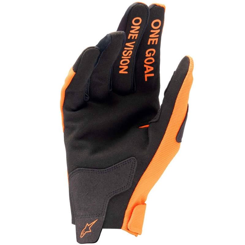 Детски ръкавици за мотокрос Alpinestars Radar оранжево-черни