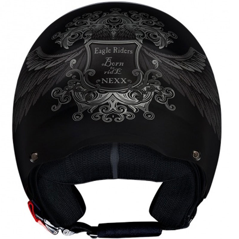 Отворена мотоциклетна каска NEXX Y.10 EAGLE RIDER черно-сива разпродажба