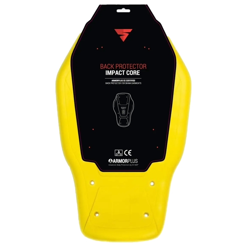 Shima Impact Core BL протектор за гръбначен стълб жълт