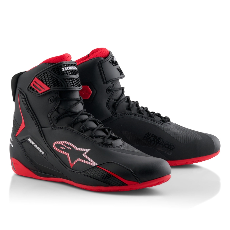 Alpinestars Faster-4 ботуши за мотоциклет HONDA collection черни и червени