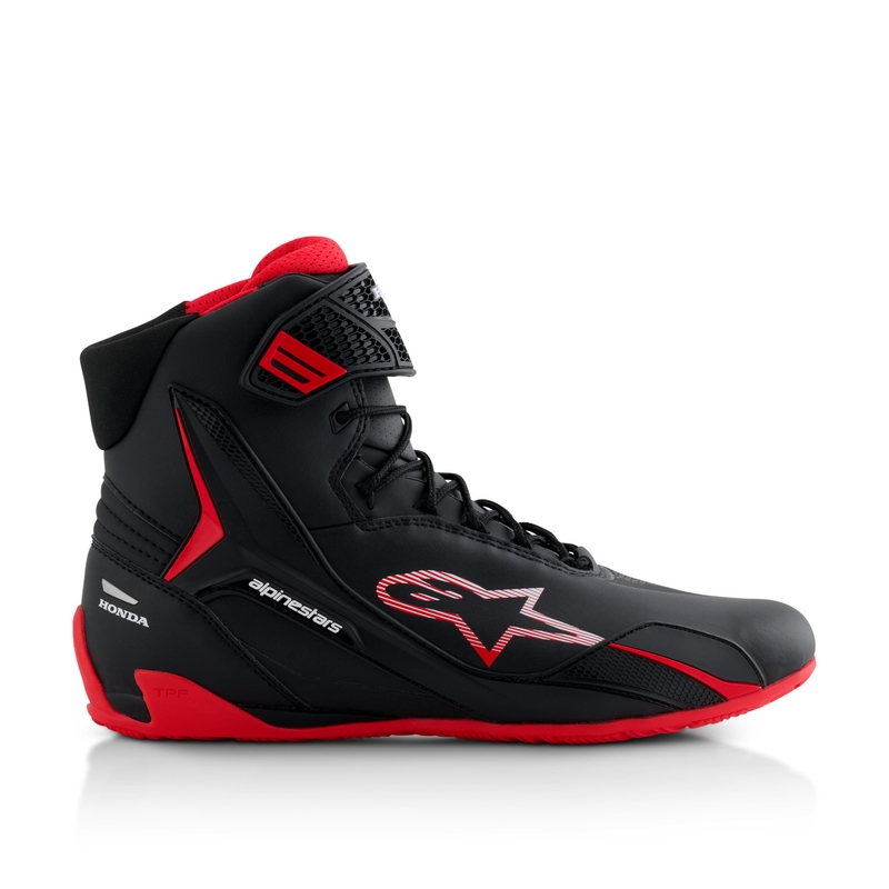 Alpinestars Faster-4 ботуши за мотоциклет HONDA collection черни и червени