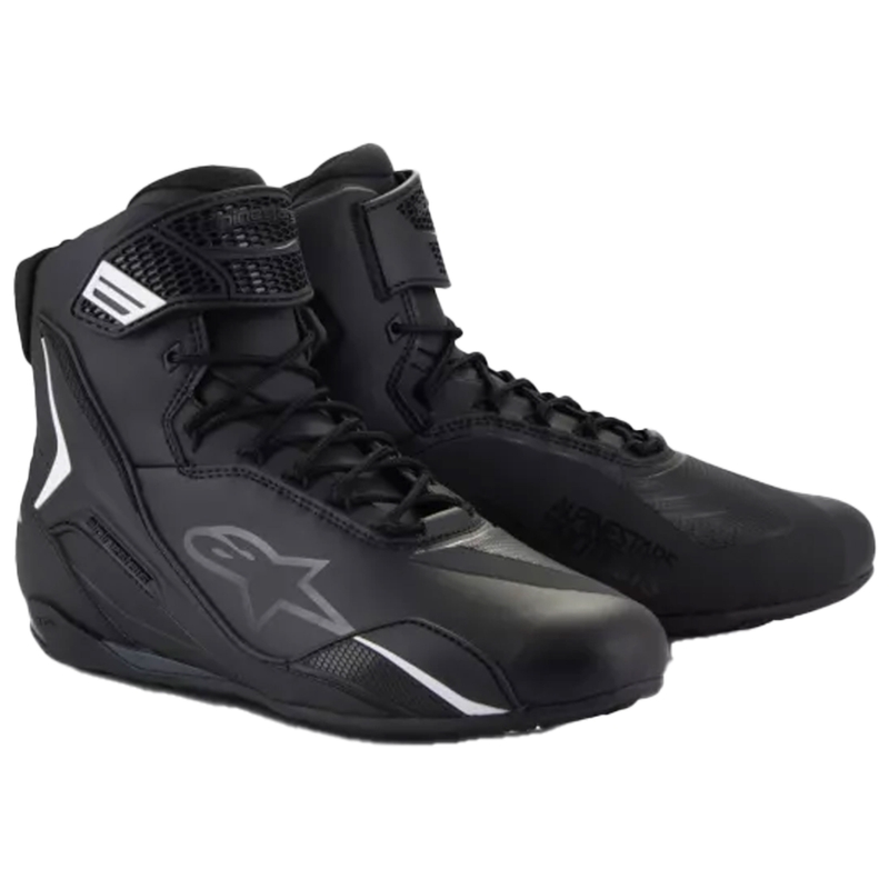 Черни мотоциклетни ботуши Alpinestars Faster-4