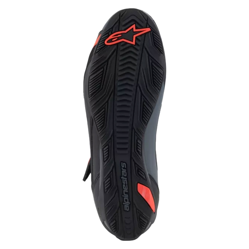 Мото ботуши Alpinestars Faster-4 черно-сиво-червено флуоресно
