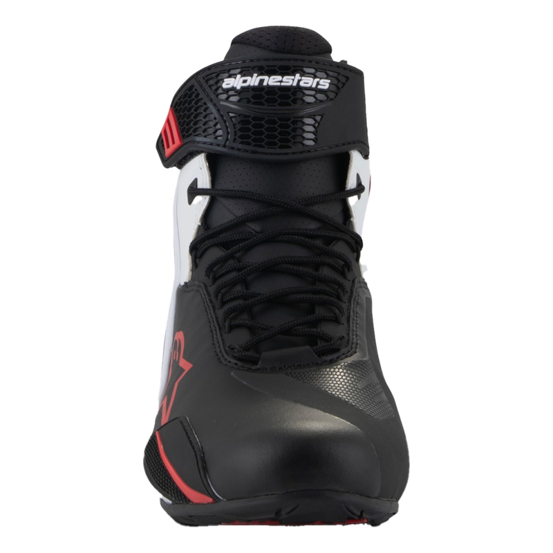 Мото ботуши Alpinestars Faster-4 черно-бяло-червено