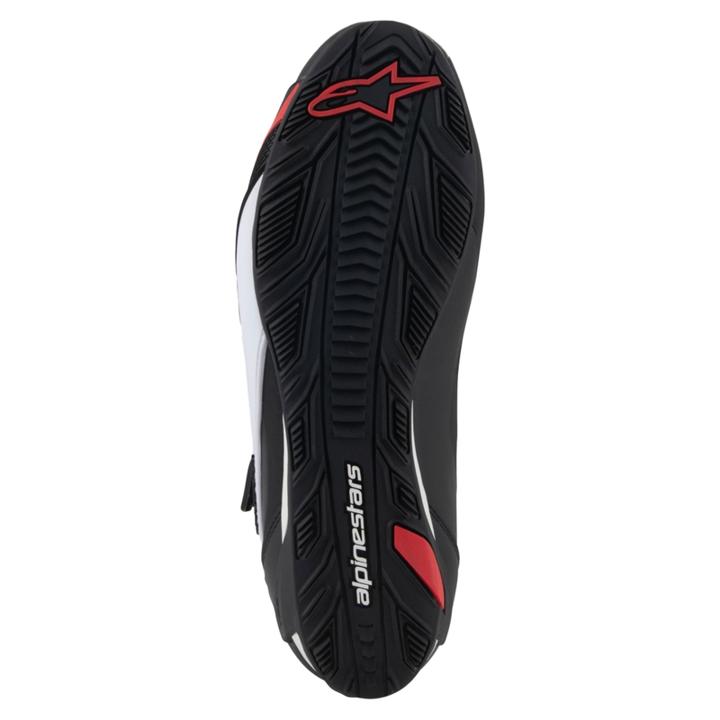 Мото ботуши Alpinestars Faster-4 черно-бяло-червено