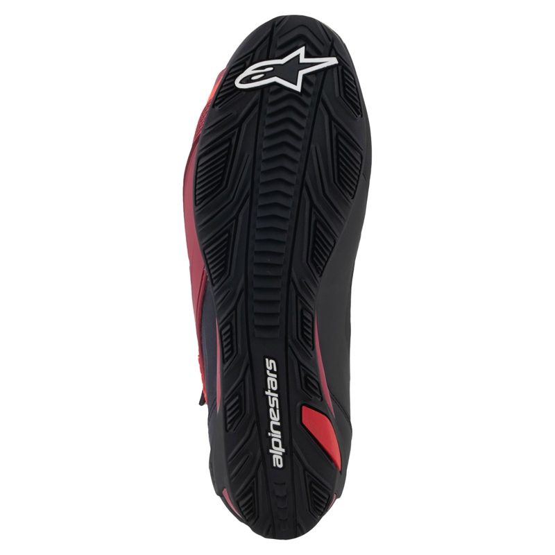 Мото ботуши Alpinestars Faster-4 черно-бяло-тъмно червено