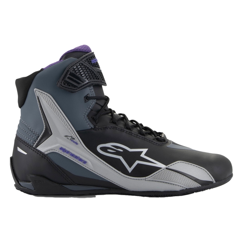 Дамски мото боти Alpinestars Stella Faster-4 черно-сиво-лилаво
