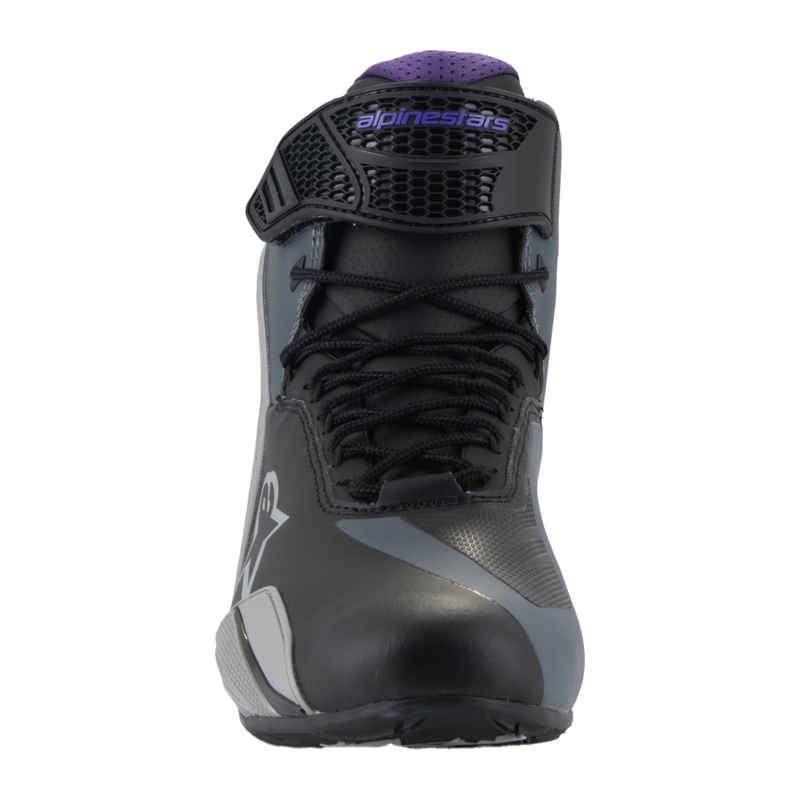 Дамски мото боти Alpinestars Stella Faster-4 черно-сиво-лилаво