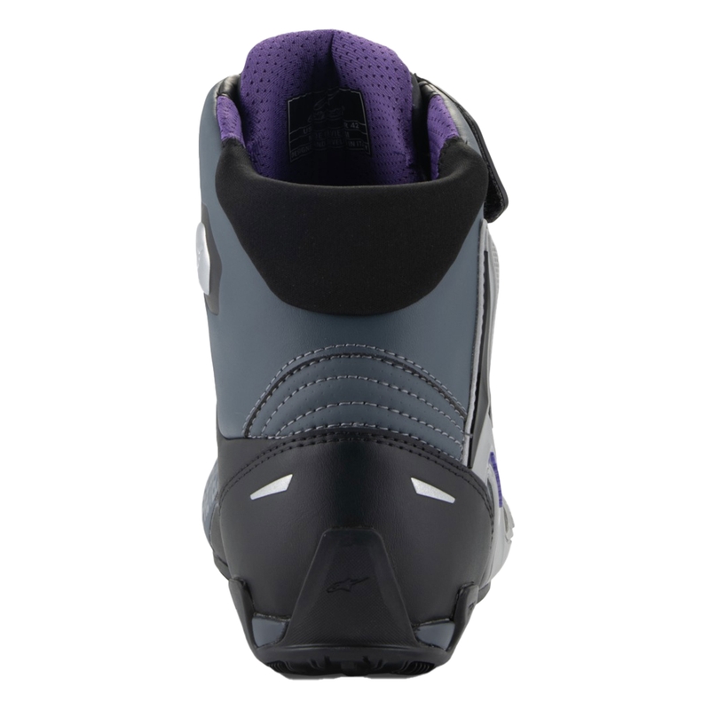 Дамски мото боти Alpinestars Stella Faster-4 черно-сиво-лилаво