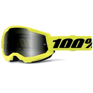 Очила за мотокрос 100% ACCURI 2 пясъчно жълто с двойно опушен плексиглас