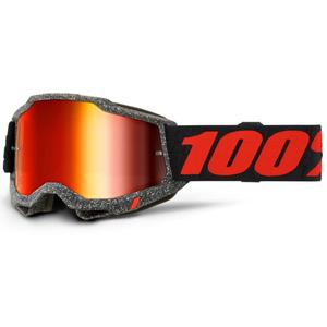 Детски очила за мотокрос 100% - USA ACCURI 2 Huaraki red plexi