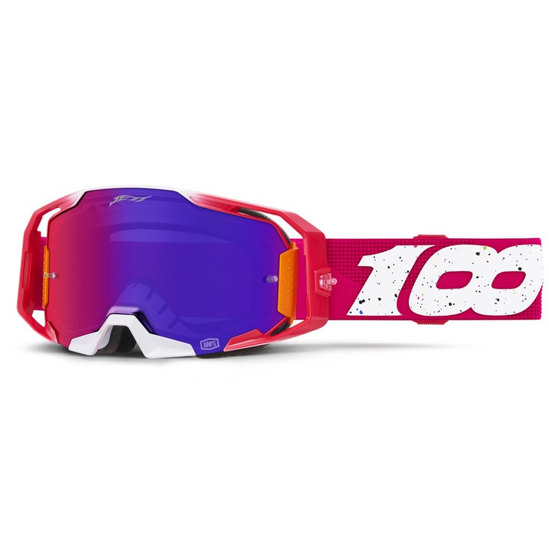 Комплект 100% очила за мотокрос Armatic Jett Lawrence LE Pink-Blue