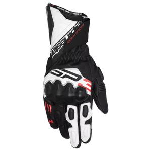 Мото ръкавици Alpinestars SP-3 черно-бяло-флуо червено