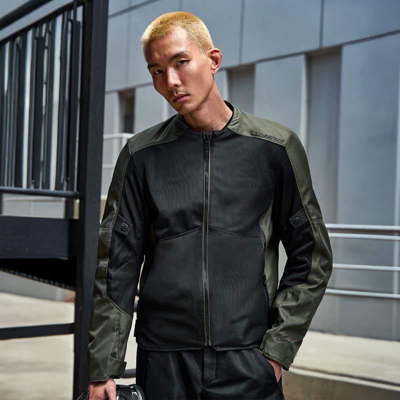 Alpinestars C-1 Air мотоциклетно яке черно-каки