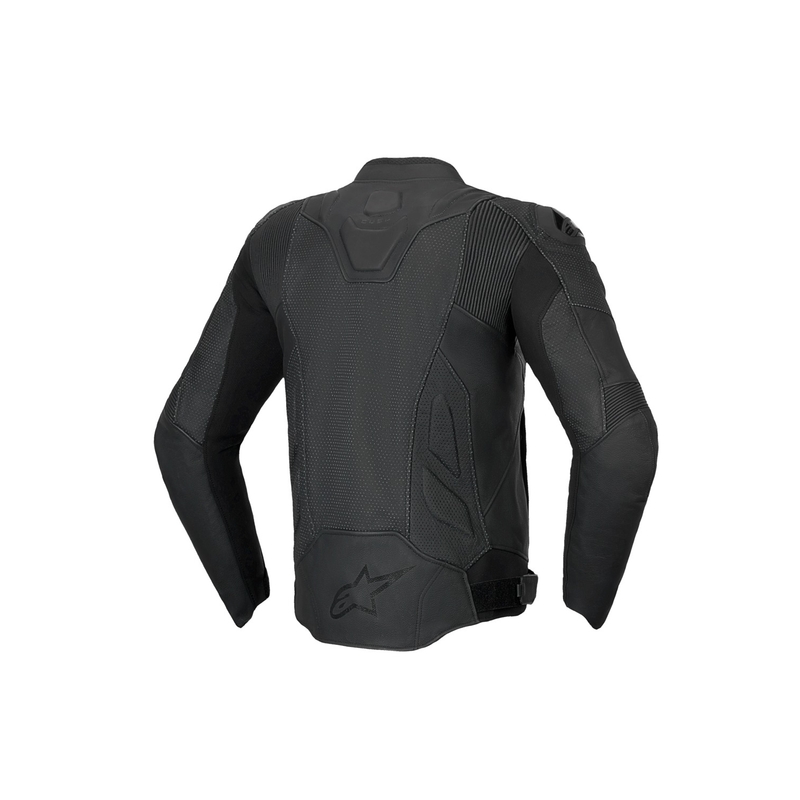 Alpinestars Dusk Airflow кожено мотоциклетно яке черно-черно