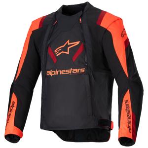 Alpinestars T-Stunt Air мотоциклетно яке черно-флуо червено-червено