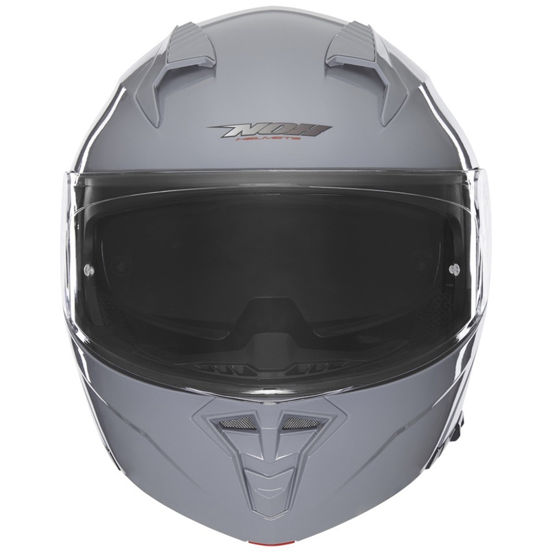 Повдигаща се каска за мотор NOX N968 сива