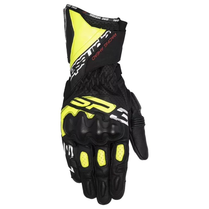 Мото ръкавици Alpinestars SP-3 черно-флуо жълто-бели