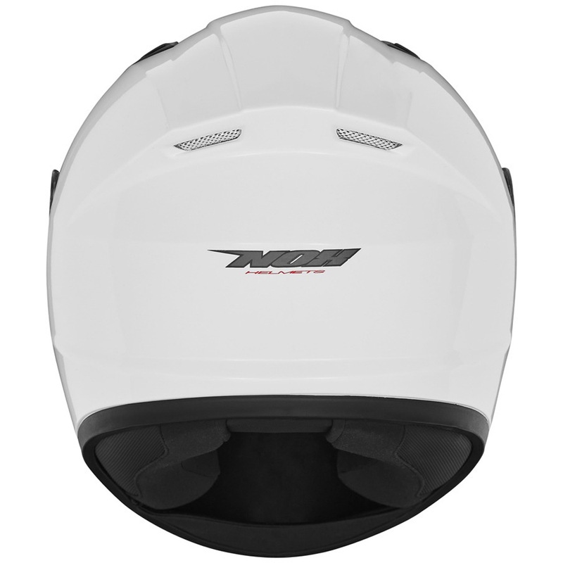 Детска каска за мотоциклет с пълно покритие NOX N731, бяла
