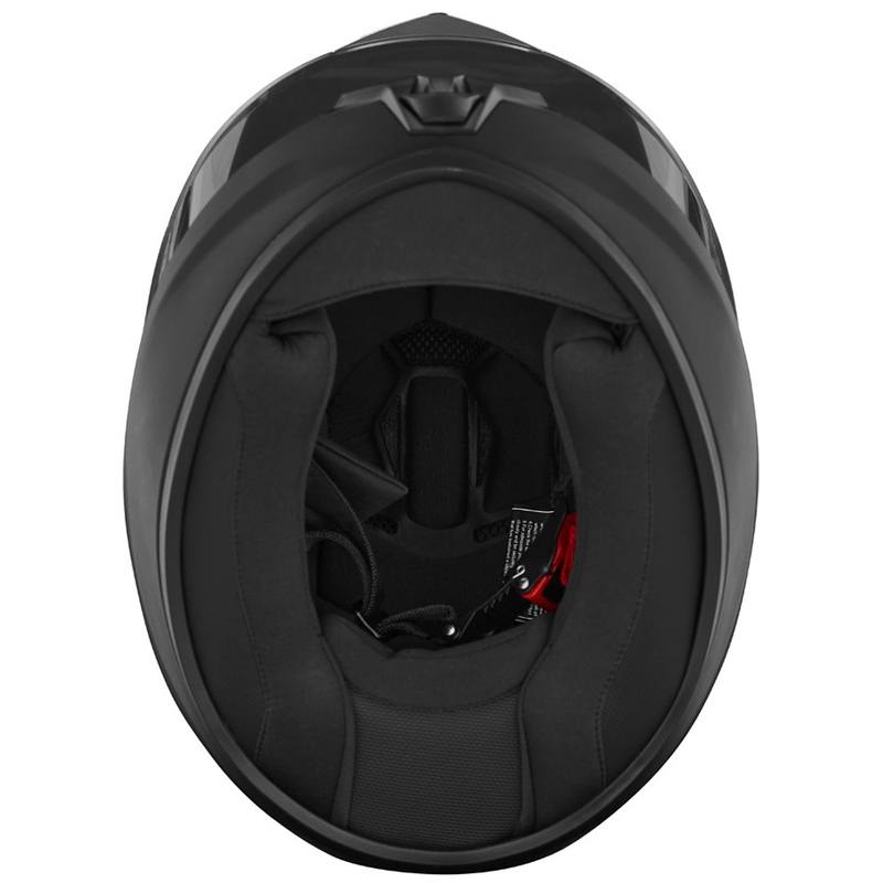 NOX N731 детска целофисова каска за мотоциклет, черна мат