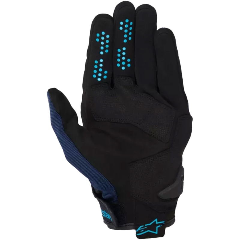 Мото ръкавици Alpinestars Chrome V2 черно-синьо-светло синьо