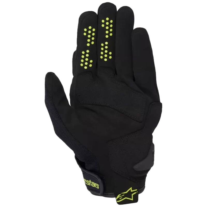 Мотоциклетни ръкавици Alpinestars Chrome V2 Dark Khaki-Black-Yellow