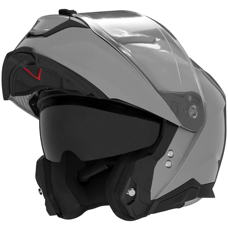 Каска за мотоциклет NOX N967 с отваряне, сива