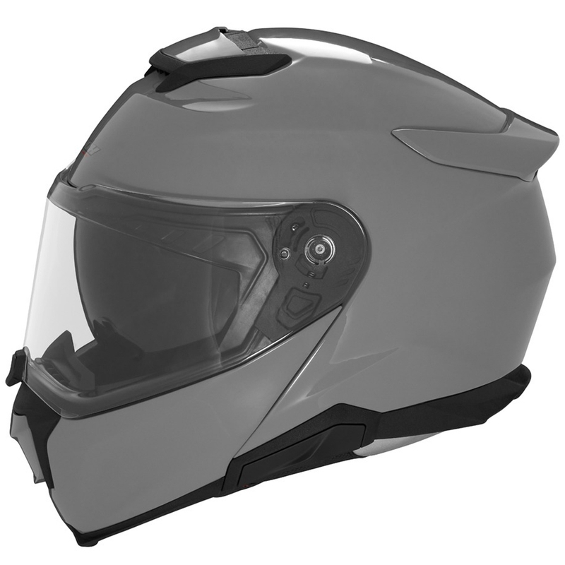 Каска за мотоциклет NOX N967 с отваряне, сива