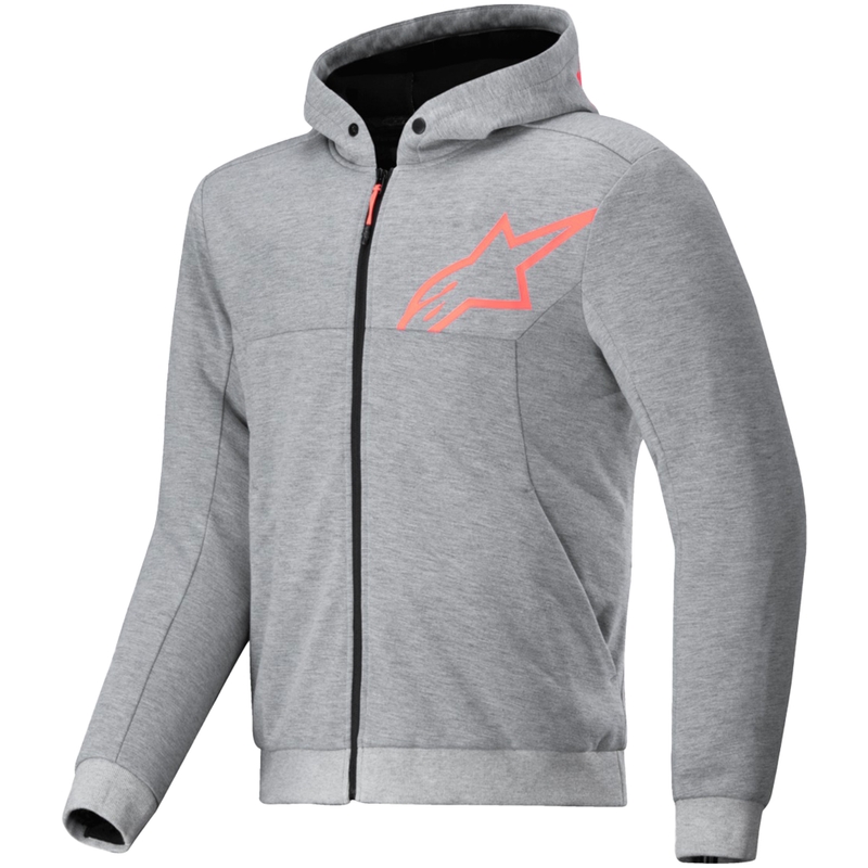 Мото суичър Alpinestars Chrome V2 Sport сиво-оранжев