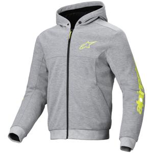 Мото суичър Alpinestars Chrome V2 Sport сиво-жълт