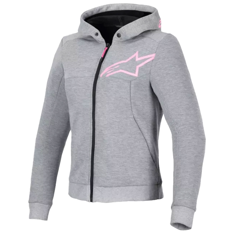 Дамско мотоциклетно яке Alpinestars Stella Chrome V2 Sport сиво-розово