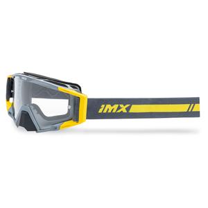 Очила за мотокрос iMX Sand сиво-флуо жълто с иридиев плексиглас