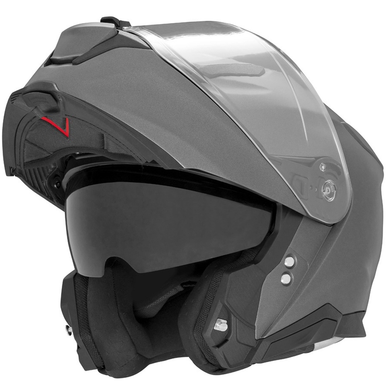 Повдигаща се каска за мотоциклет NOX N967 titanium