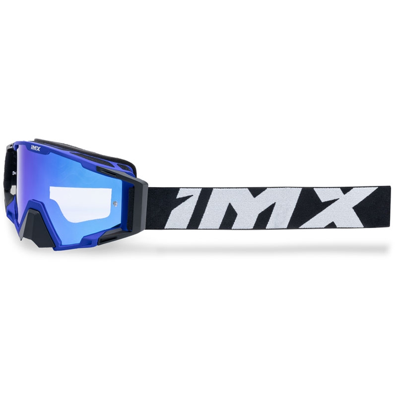 Очила за мотокрос iMX Sand черно-сини с иридиев плексиглас