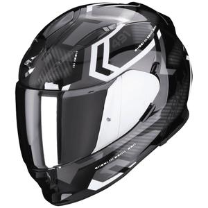 Анфас каска SCORPION EXO-491 SPIN черно-бяла разпродажба