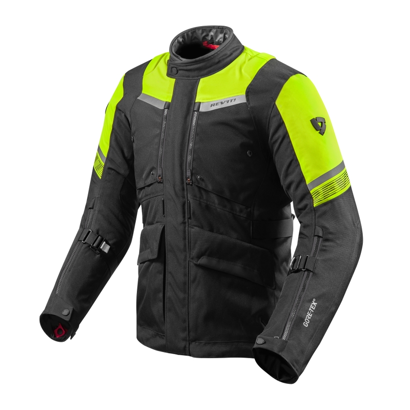 Bunda Revit Neptune 2 GTX černo-fluo žlutá výprodej