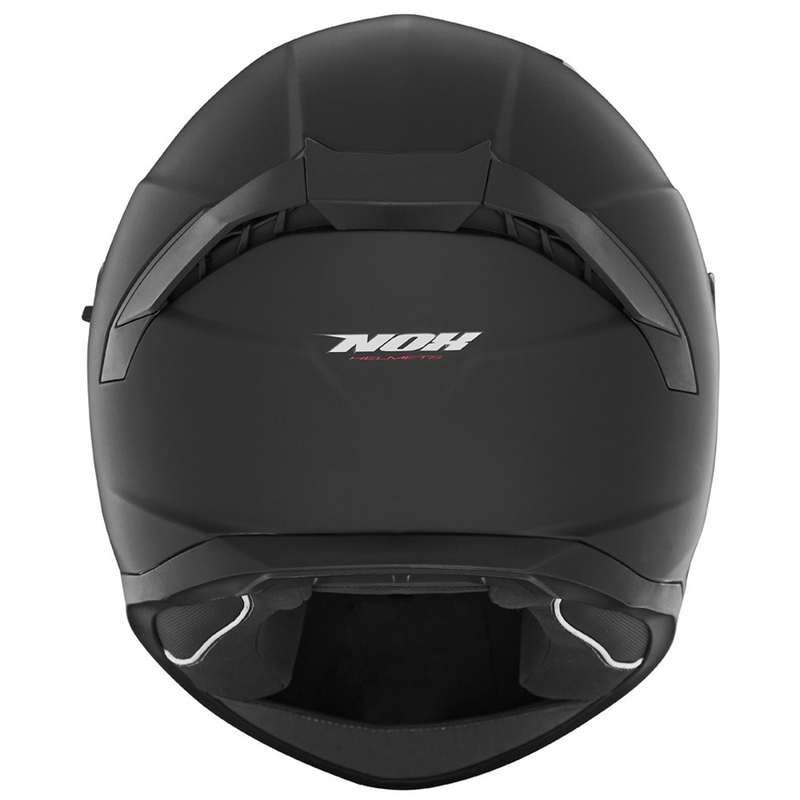 NOX N401 монолицева мотоциклетна каска черна мат