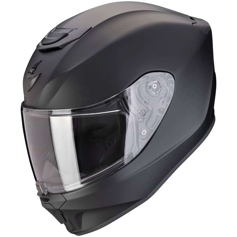 Детска каска за мотоциклет Scorpion EXO-JNR AIR SOLID, с пълно покритие, матово черно