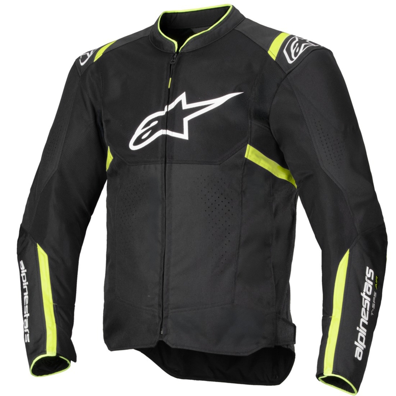 Alpinestars T-SPS Air V2 мотоциклетно яке черно-флуо жълто